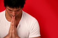 Man doing yoga Man doing yoga