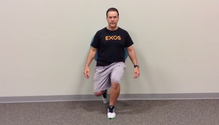 Single leg wall squats fitness exercise for personal trainers - PFP media